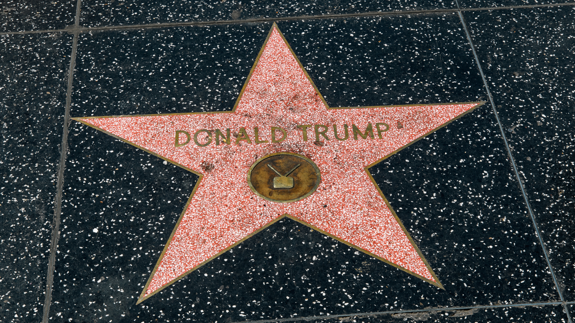 Donald Trump's star on the Hollywood Walk of Fame