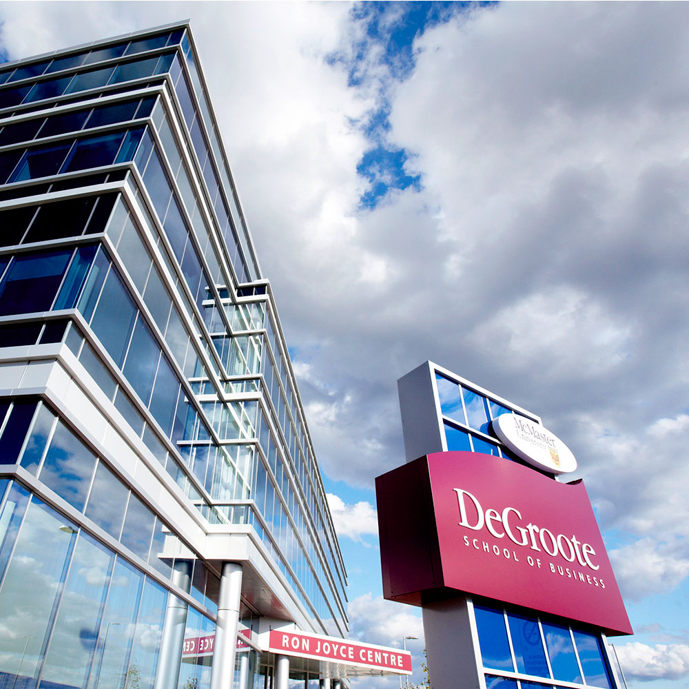 DeGroote School of Business McMaster University Commerce, MBA, PhD