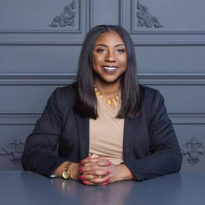 Tanya walker sitting at desk