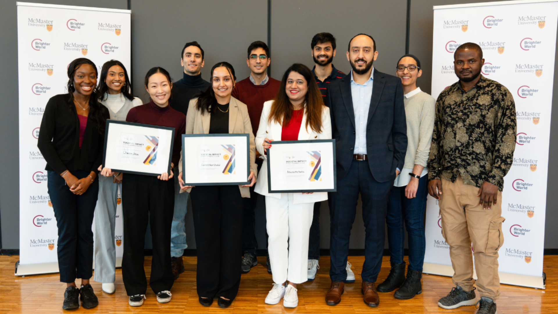 McMaster’s inaugural Societal Impact Pitch Competition Competitors