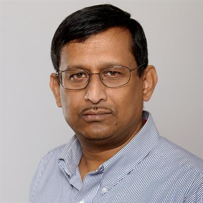 Headshot of Sudipto Sarkar, smiling.