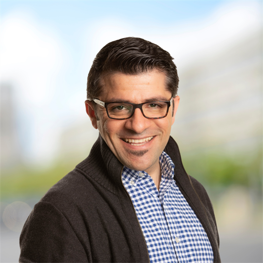 Headshot of Manaf Zargoush, smiling.