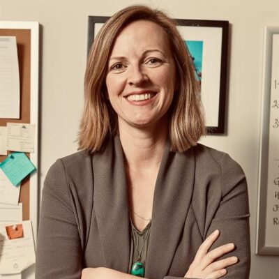 Headshot of Dr. Erin Reid, smiling.