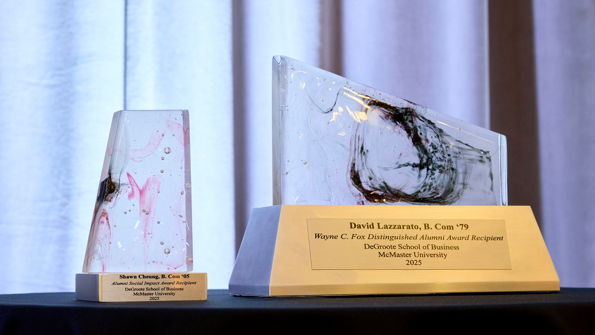  Alumni Social Impact Award and Wayne C. Fox Distinguished Alumni Award. 