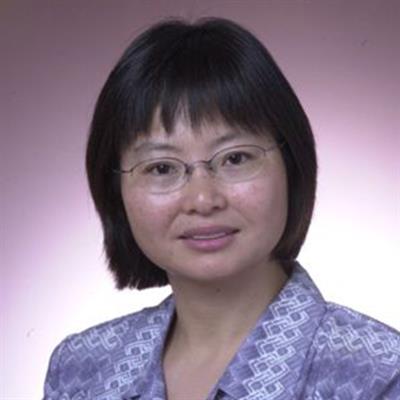 Headshot of Dr. Rosemary Luo, a smiling Asian woman wearing glasses in a light purple blazer.