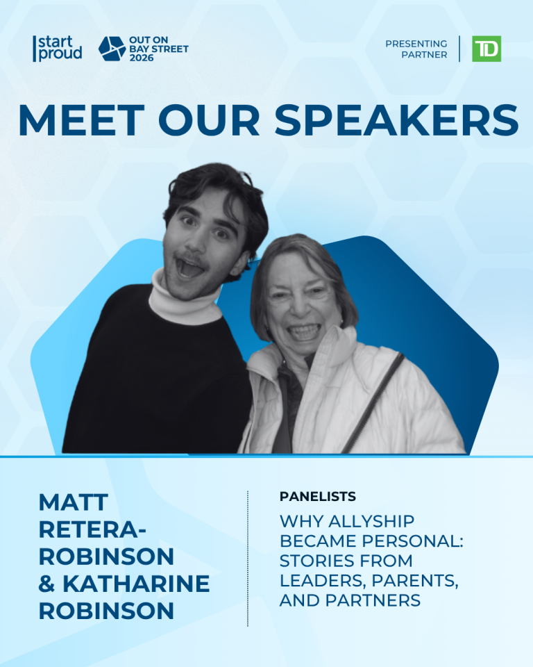 An event poster, showcasing Matt Retera-Robinson and Katharine Robinson as event speakers.
